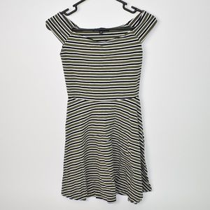 Derek Heart Striped Dress